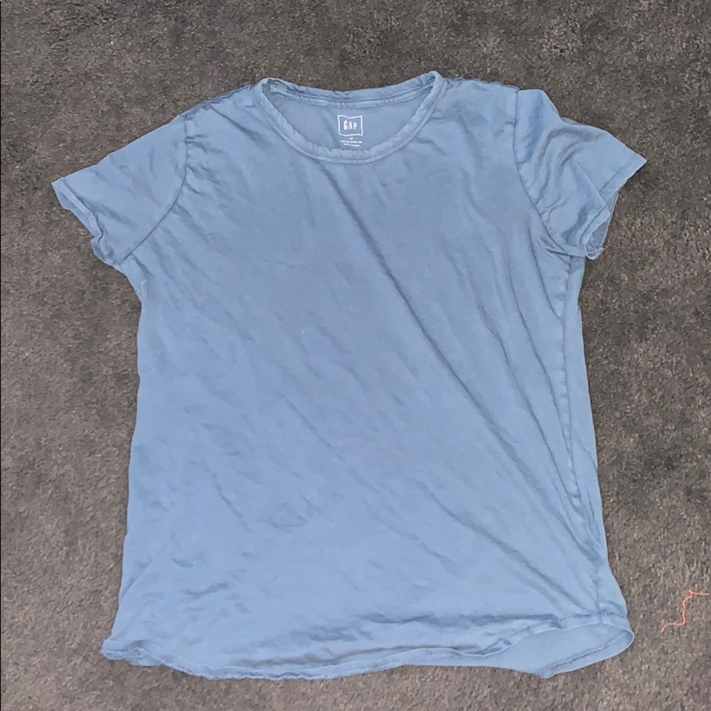 GAP Basic Washed Blue T-Shirt